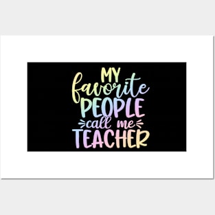 favorite people - funny teacher quote Posters and Art